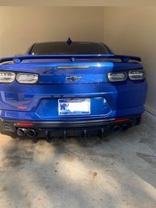 Fits 16-24 Chevy Camaro IKON Style 1PC Rear Bumper Lip Diffuser PP Matte Black - Image 8