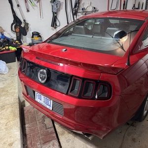 Fits 10-14 Ford Mustang D Style Rear Trunk Spoiler Wing Painted #U6 Red Candy - Image 8