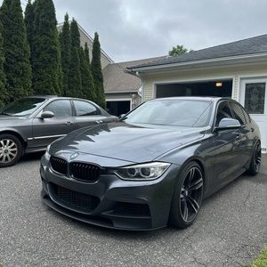 Fits 12-18 BMW F30 3 Series M Style Front Bumper Lip Unpainted Black - PP - Image 23