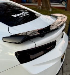 Fits 16-24 Chevy Camaro ZL1 Style Rear Trunk Spoiler Gloss Black Wing ABS Lip - Image 8