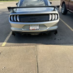 Fits 15-23 Ford Mustang GT500 CFTP Style Rear Trunk Spoiler Wing Lip Matte Black - Image 8