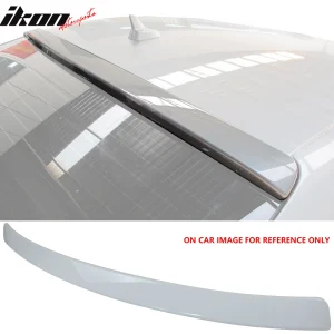 Fits 09-14 Audi A4 B8 Sedan ABT Style Rear Roof Spoiler Painted #LY9C Ibis White - Image 6