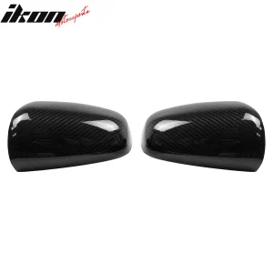 Closeout! Fits 05-08 Audi A4 A6 Mirror Covers Carbon Fiber OE Side Rear View Cap - Image 6