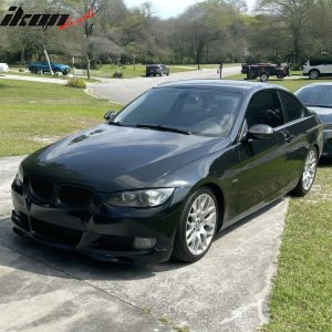 Fits 07-10 BMW E92 E93 3-Series M-Tech Style Front Bumper Lip Spoiler Guard PU - Image 3
