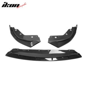 Fits 23-26 BMW G20 3 Series M Sport M340i IKON Front Lip Carbon Fiber Print - PP - Image 5