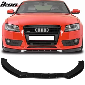 Fits 08-12 Audi A5 Base B8 MX Style Front Bumper Lip Spoiler Splitter PU - Image 6