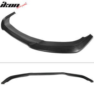 Fits 17-21 Honda Civic Si 4DR Hatchback GT Style Front Bumper Lip Black 1PC PU - Image 5