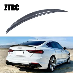 Carbon Fiber Trunk Wing Spoiler For AUDI A5 S5 RS5 B9 B9.5 Sportback 2017-2025 - Image 6