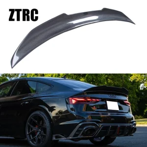 Carbon Fiber Trunk Wing Spoiler For AUDI A5 S5 RS5 B9 B9.5 Sportback 2017-2025 - Image 6