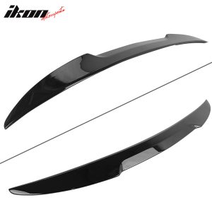 Fits 11-18 Volkswagen Jetta MK6 Sedan V Style Trunk Spoiler Painted #L041 Black - Image 3