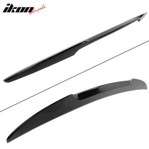 Fits 11-18 Volkswagen Jetta MK6 Sedan V Style Trunk Spoiler Painted #L041 Black - Image 4