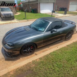 Fits 99-05 Mazda Miata IKON A Style Gloss Black 52" Rear Trunk Spoiler Wing Lip - Image 4