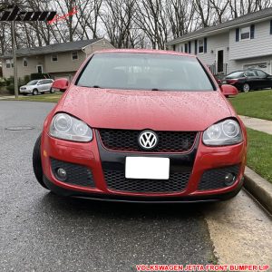 Fits 05-10 VW Golf GTI MK5 Jetta Euro Style Front Bumper Lip Spoiler Unpainted - Image 4