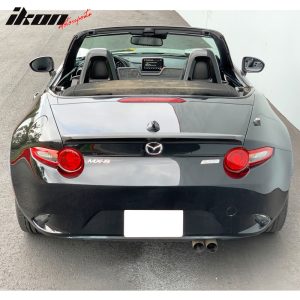 Mazda MX-5 Miata 16-25 ND 4th Rear Trunk Spoiler Wing Unpainted FRP - Image 3