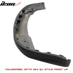 Fits 99-05 Volkswagen Jetta MK4 GLI Style Front Bumper Lip Spoiler Splitter PU - Image 4