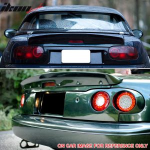 Fits 90-97 Mazda Miata MX5 MK1 KG Style Trunk Spoiler Wing - Matte Carbon Fiber - Image 4