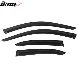 Fits 99-05 Volkswagen Jetta Sedan Acrylic Window Visor Wind Deflector Rain Guard - Image 4