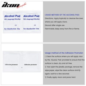 Fits 99-05 Volkswagen Jetta Sedan Acrylic Window Visor Wind Deflector Rain Guard - Image 5