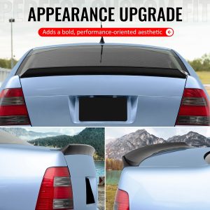 Fits 99-03 VW MK4 Jetta Sedan ES Style Duckbill Trunk Spoiler Carbon Fiber Print - Image 5