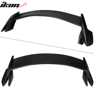 Fits 17-21 Honda Civic X 10th Type R Rear Trunk Spoiler Wing Unpainted Black ABS - Image 3