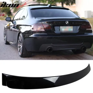 Fits 07-13 BMW 3 Series E92 Coupe AC Style Rear Roof Spoiler Painted #475 Black - Image 6