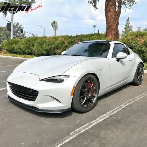 Fits 16-25 Mazda MX-5 Miata Front Bumper Lip Unpainted PU Chin Spoiler Splitter - Image 3