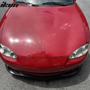 Fits 01-05 Mazda Miata MX-5 GV Style Front Bumper Lip Spoiler Unpainted Black PU - Image 4