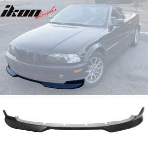 Fits 99-03 BMW E46 3 Series 2DR Coupe Front Bumper Lip H Style Chin Spoiler PU - Image 6