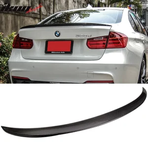 Fits 12-18 BMW 3 Series F30 Sedan OE Style Rear Trunk Spoiler Carbon Fiber CF - Image 6