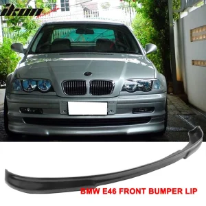 Fits 99-01 BMW E46 3 Series 4Dr Sedan H2 Style Front Bumper Lip Spoiler - PU - Image 3
