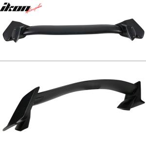 Fits 17-21 Honda Civic X 10th Type R Rear Trunk Spoiler Wing Unpainted Black ABS - Image 5