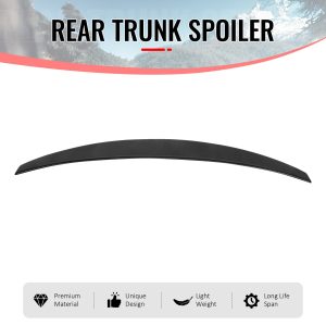 Fits 06-13 Lexus IS250/IS350 Sedan C Style Rear Trunk Spoiler Wing Painted Black - Image 3