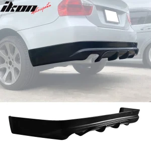 Fits 05-12 BMW E90 3-Series Sedan AC-S Style Rear Bumper Lip Spoiler Unpainted - Image 6