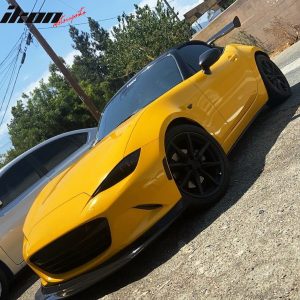 Fits 16-25 Mazda MX-5 Miata Unpainted Front Bumper Lip Spoiler Guard MDA Style - Image 3