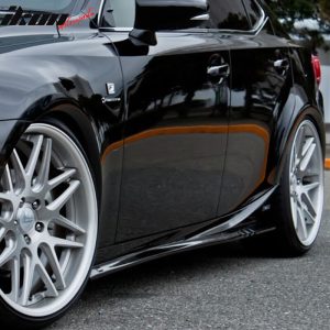 Fits 14-20 Lexus IS250 IS300 IS350 F Sport Style Side Skirts Rocker Panel Pair - Image 3