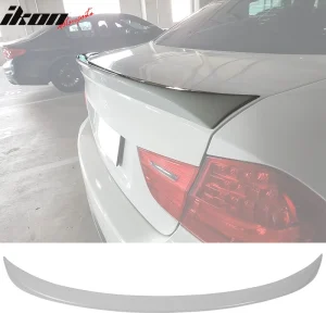 Fits 06-11 BMW E90 3-Series OE Style Trunk Spoiler Painted #300 Alpine White III - Image 6