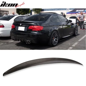 Fits 07-13 BMW 3 Series E92 M3 Performance Style Trunk Spoiler Carbon Fiber CF - Image 6