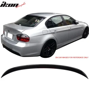 Fits 06-11 BMW E90 3 Series OE Style Trunk Spoiler #475 Black Sapphire Metallic - Image 6