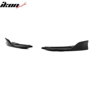 Fits 14-20 Lexus IS Sedan Artisan Style Rear Bumper Aprons Spat Gloss Black PP - Image 4