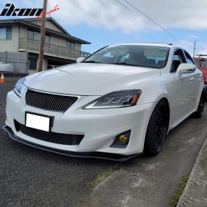 Fits 11-13 Lexus IS250 IS350 JDM Style Front Bumper Lip Spoiler Chin Splitter PP - Image 3
