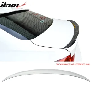 FIts BMW F30 3 Series 2012-2018 Rear Trunk Spoiler Painted #A83 Silver - Image 6