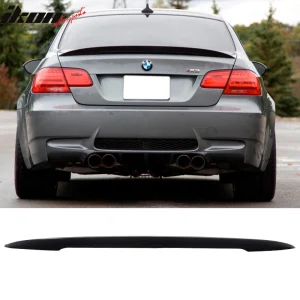 Fits 07-13 BMW E92 3 Series Coupe High Kick P Style Rear Trunk Spoiler Unpainted - Image 6