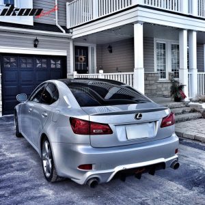 Fits 06-13 Lexus IS250 IS350 DMR Style Rear Bumper Lip Diffuser Body Kit - PP - Image 2