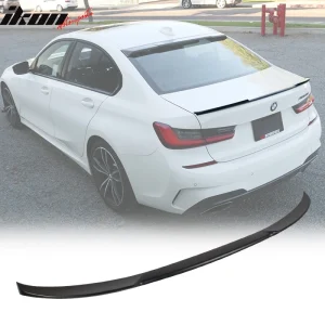 Fits 19-26 BMW G20 G80 3 Series SedanIKON V Style Rear Trunk Spoiler Unpainted - Image 6