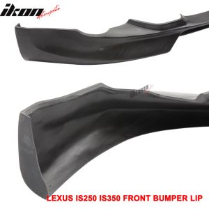 Fits 06-08 Lexus IS250 IS350 IKON Style Front Bumper Lip Spoiler Unpainted PU - Image 5