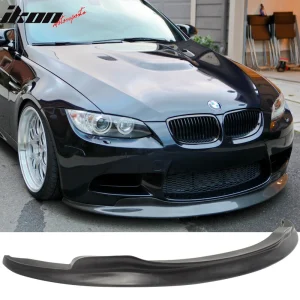 Fits 08-13 BMW E92 E93 E90 M3 C Style Front Bumper Lip Spoiler Splitter Kit PU - Image 6