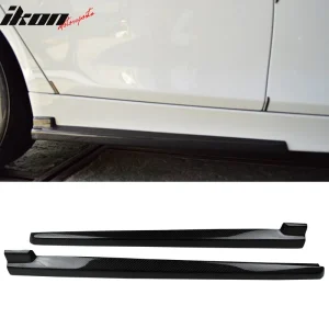 Fits 12-17 BMW 3 Series F30 F31 IKON Style Carbon Fiber CF Side Skirts Extension - Image 6