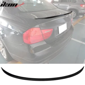 Fits 06-11 BMW E90 3-Series M3 Style Trunk Spoiler Painted #475 Black Sapphire - Image 6