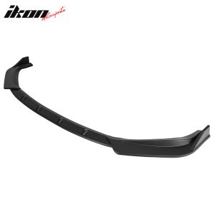 Fits 14-16 Lexus IS250 F Sport IKON Style 3PCS Front Bumper Lip Kit Matte Black - Image 3
