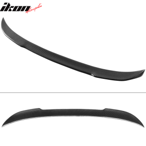 Fits 12-18 BMW F30 3 Series 4DR Sedan F80 M3 CS Style Rear Trunk Spoiler Wing CF - Image 3